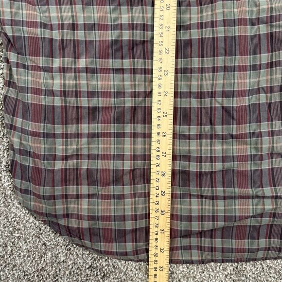 Ralph Lauren Blake Men's Large Red Plaid Short Sleeve Button Shirt‎ - Picture 6 of 6